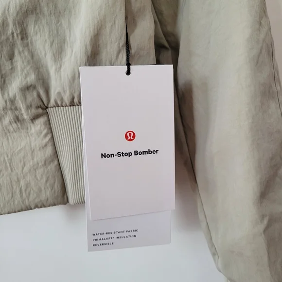 NWT Lululemon Nonstop Bomber 4 Reversible Raw Linen Puffer - Picture 10 of 14